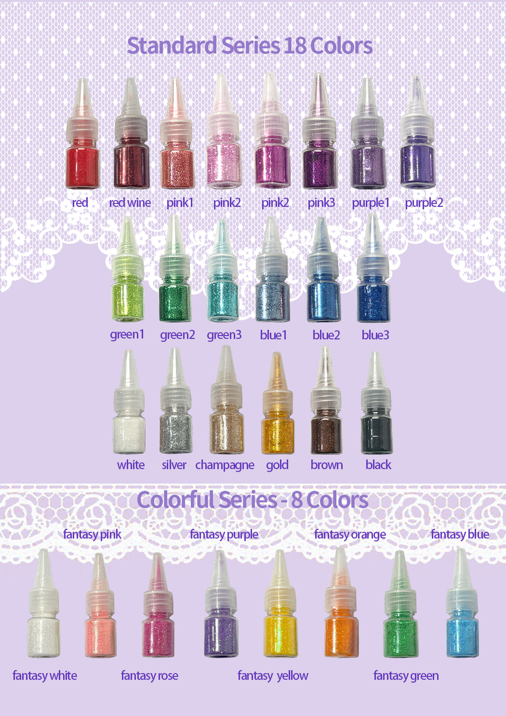 Glitter Set for Tattoos