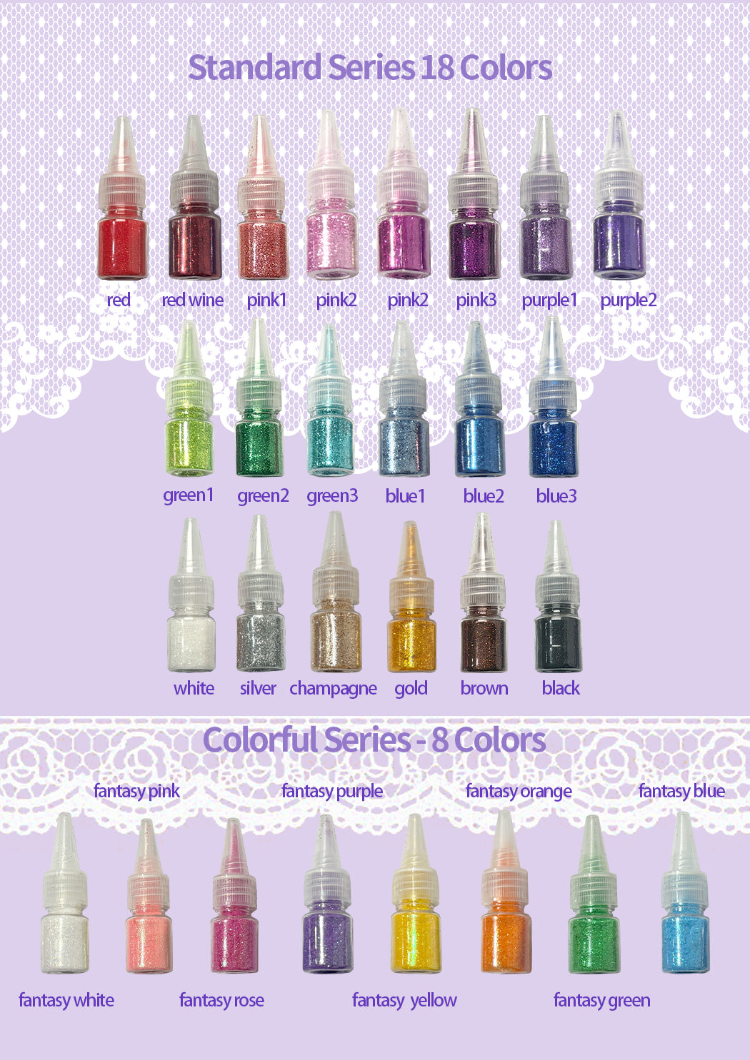 Glitter Set for Tattoos