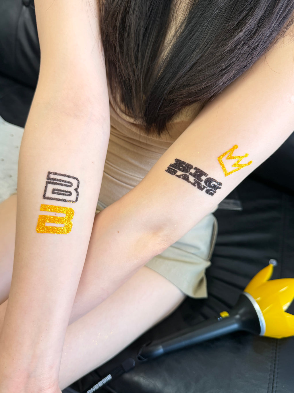 GD BIGBANG Concert Festival Celebrity Fan Tattoo Sticker