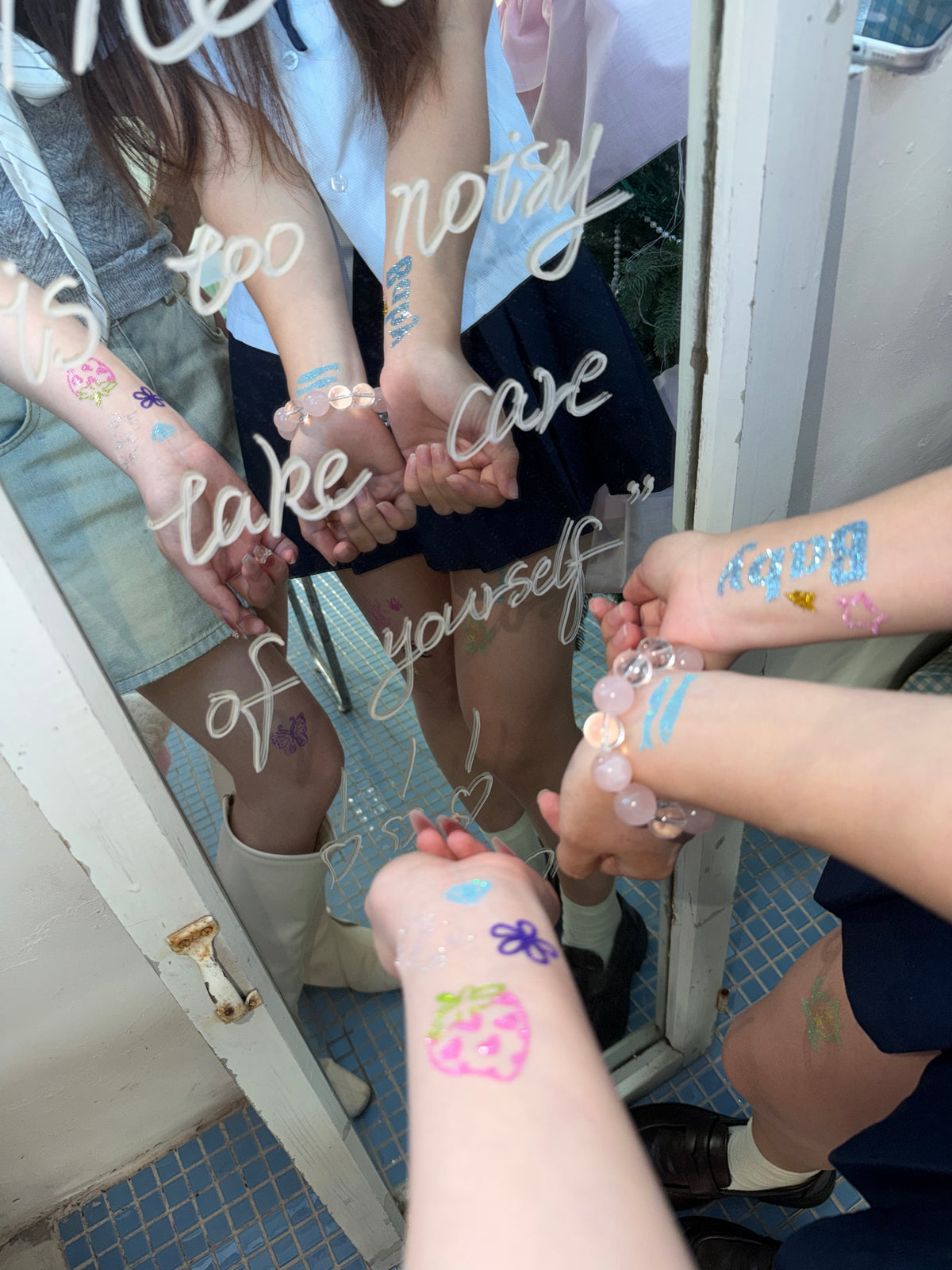 10 Sheets Set DIY Glitter Tattoos-series