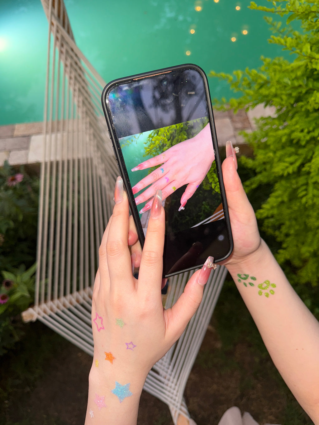 10 Sheets Set DIY Glitter Tattoos-series