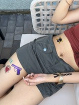 10 Sheets Set DIY Glitter Tattoos-series