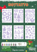 Christmas Glittering  DIY Glitter Tattoos
