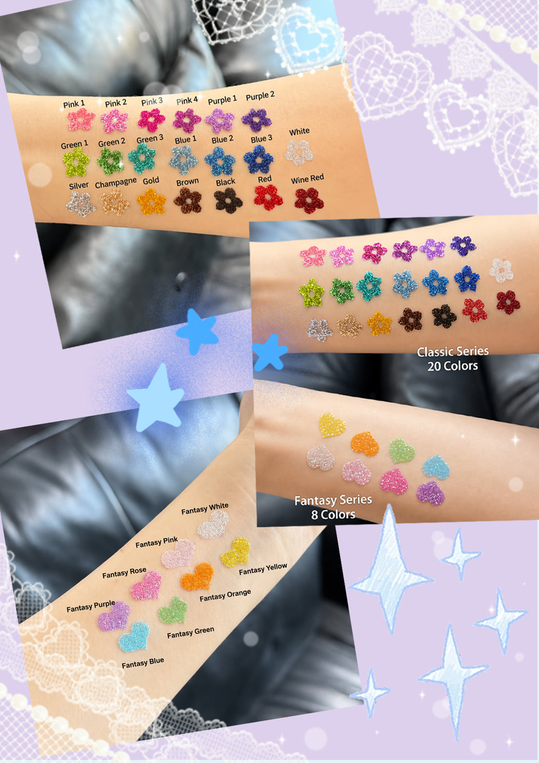 Glitter Set for Tattoos