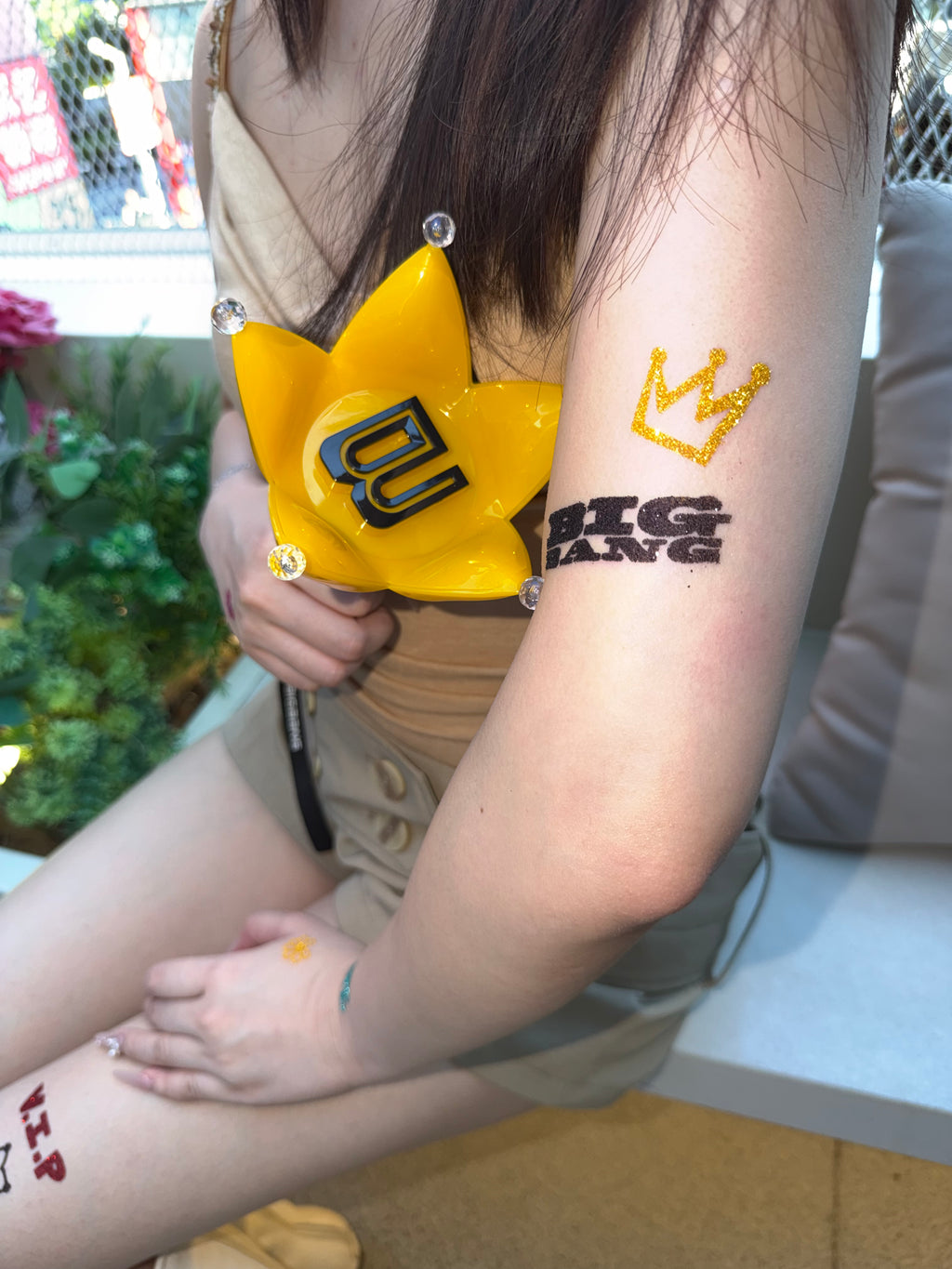 GD BIGBANG Concert Festival Celebrity Fan Tattoo Sticker