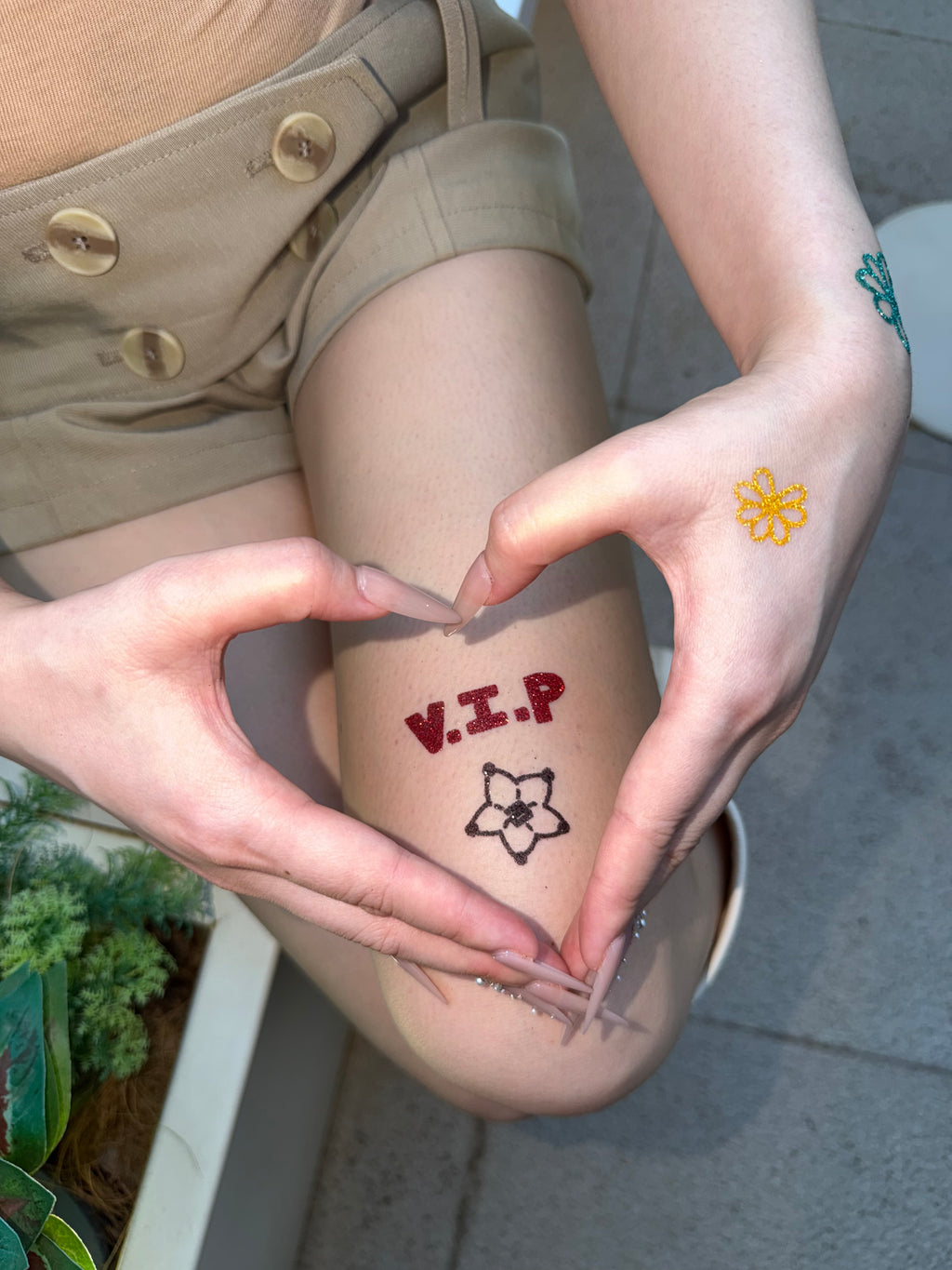 GD BIGBANG Concert Festival Celebrity Fan Tattoo Sticker