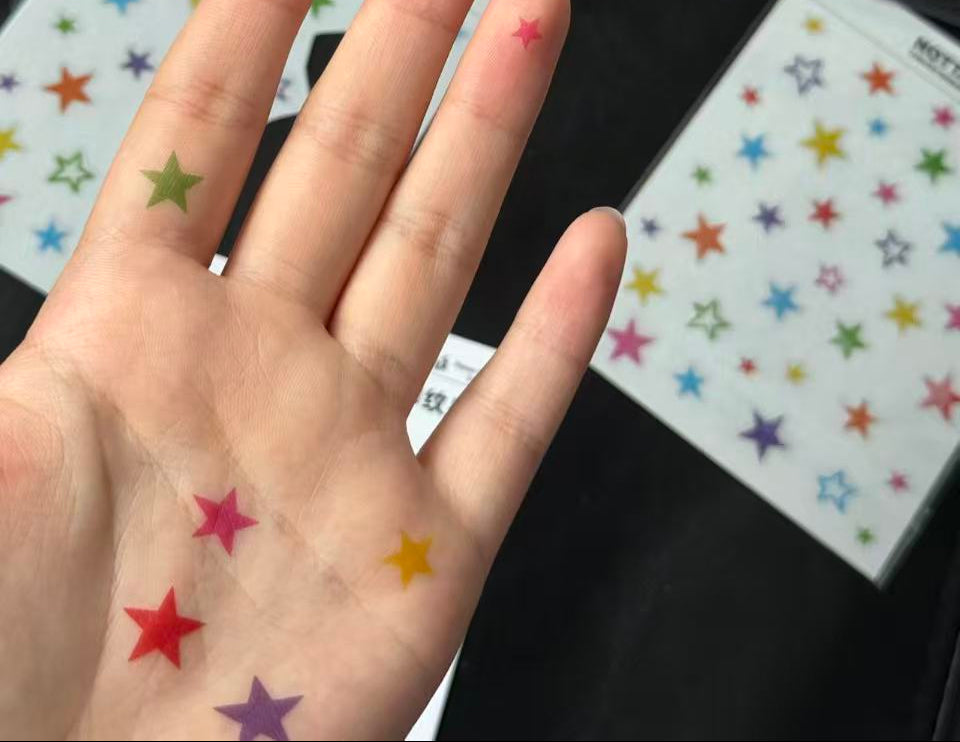 Color Temporary Tattoos